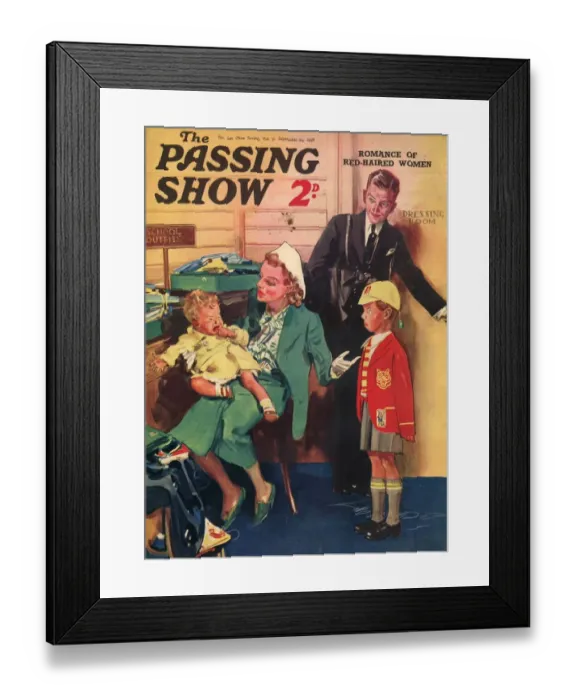 Framed Print : 1930s, UK, The Passing Show, Magazine Cover Framed Print : 1930s, UK, The Passing Show, Magazine Cover