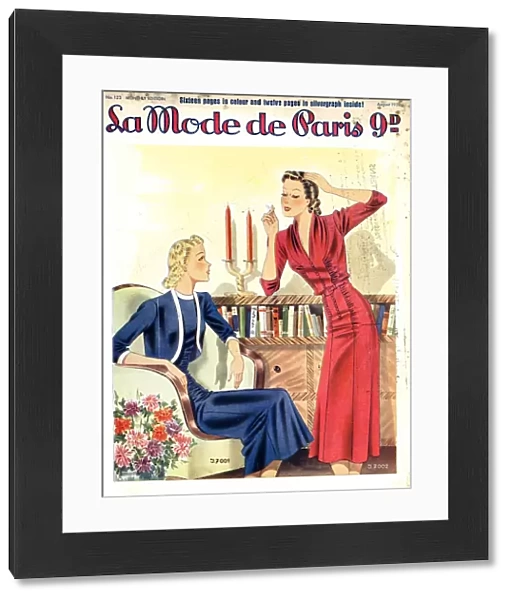 La Mode De Paris 1930s France womens magazines