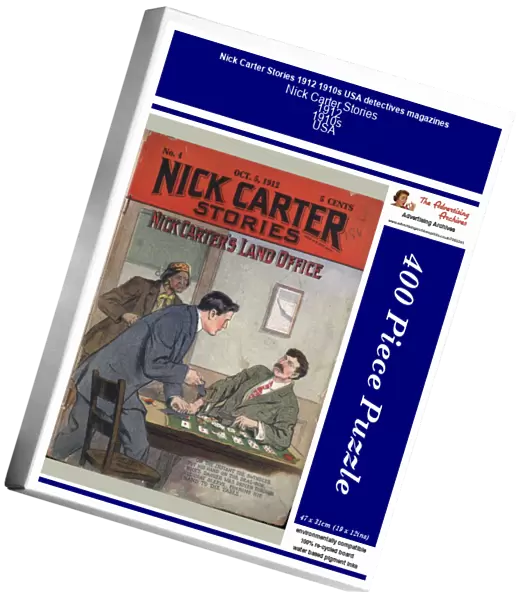 Nick Carter Stories 1912 1910s USA detectives magazines