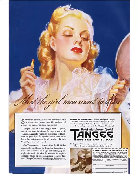 Tangee 1930s USA make-up makeup lipsticks