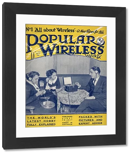 Popular Wireless 1922 1920s UK first issue radio magazines radios