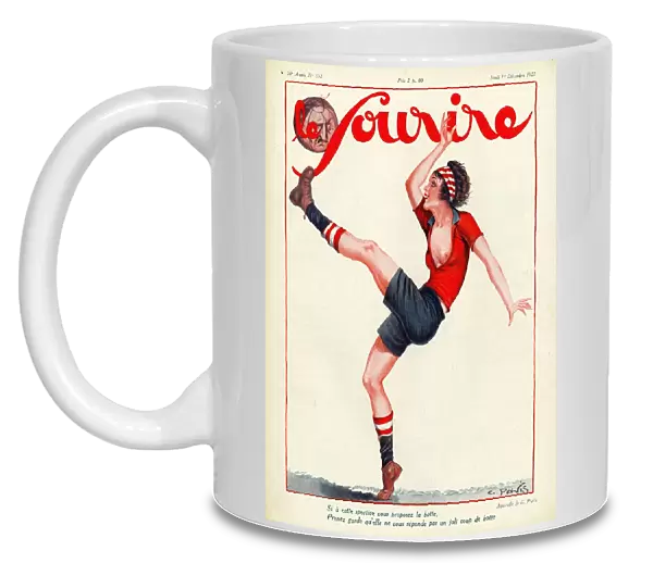 Le Sourire 1927 1920s France football soccer glamour magazines
