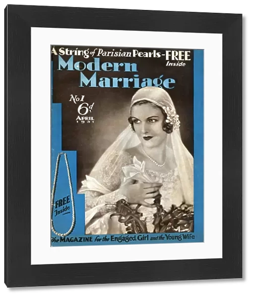 Modern Marriage 1931 1930s UK weddings marriages brides first issue magazines