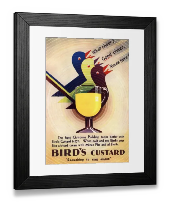 Framed Print : Birds Custard 1931 1930s UK
