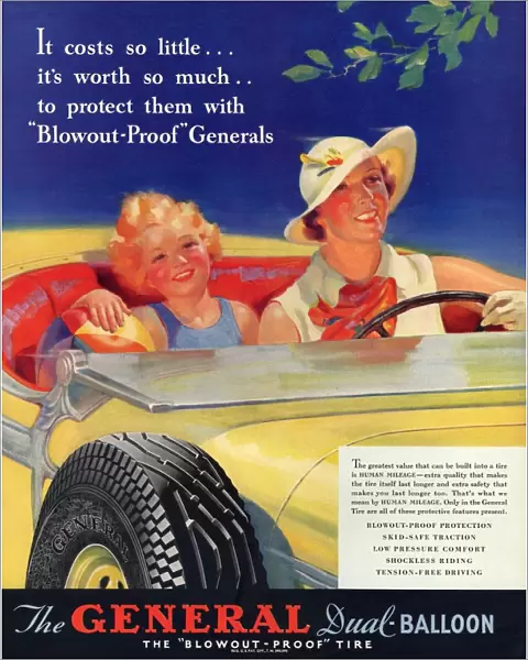 General 1930s USA tyres women woman drivers driving