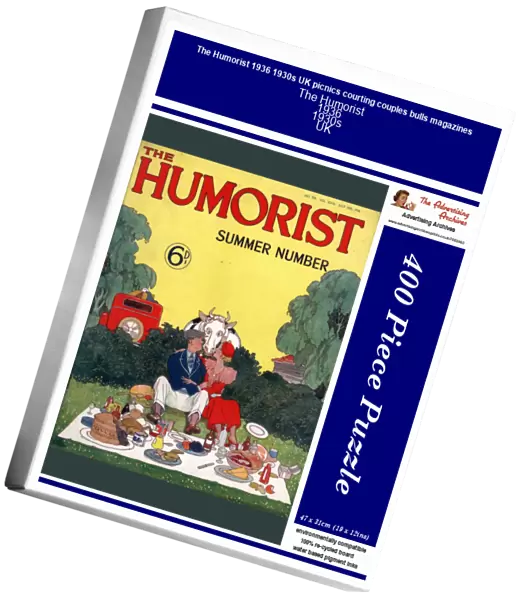 The Humorist 1936 1930s UK picnics courting couples bulls magazines