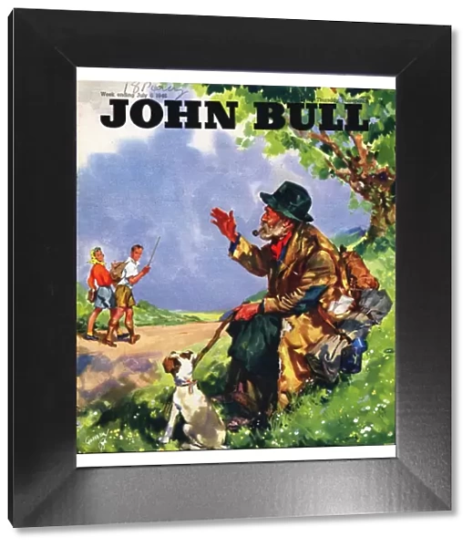 John Bull 1946 1940s UK tramps countryside magazines