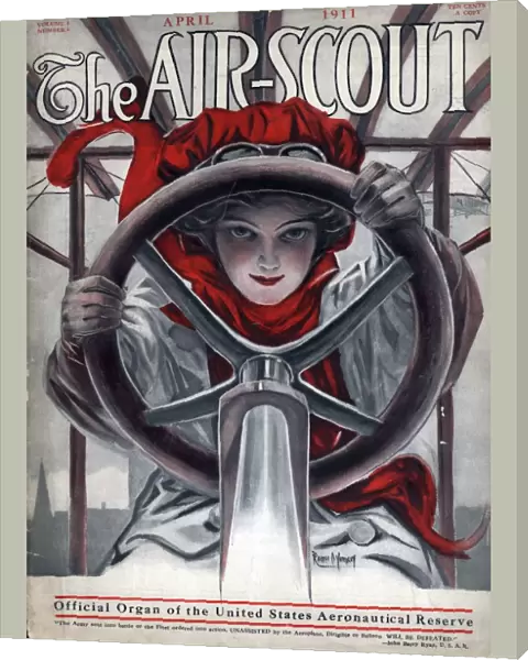 The Air-Scout 1911 1900s USA women pilots aeroplanes magazines