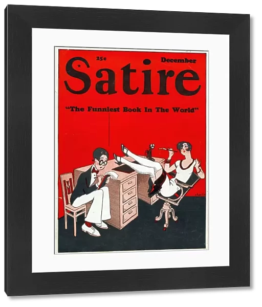 Satire 1927 1920s USA secretaries magazines secretary