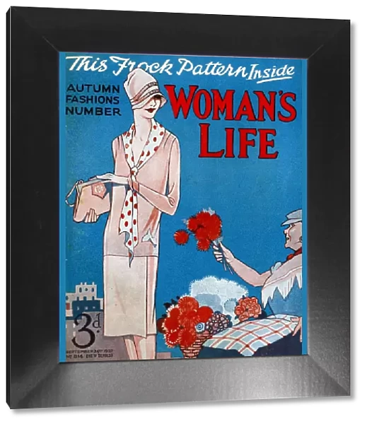 Womans Life 1927 1920s UK flowers magazines