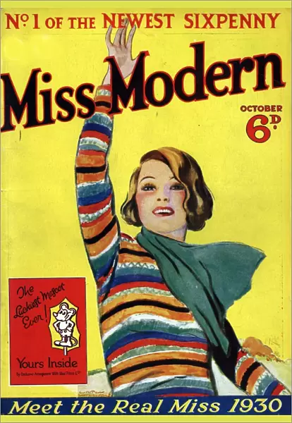Miss Modern 1930 1930s UK first issue teenagers magazines Original not available