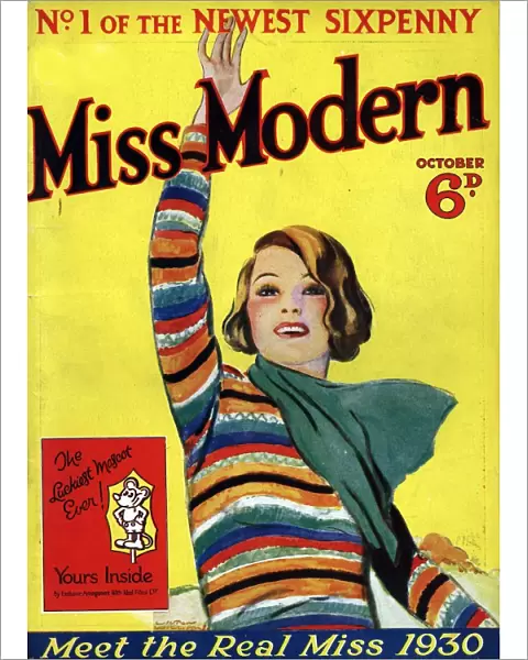 Miss Modern 1930 1930s UK first issue teenagers magazines Original not available