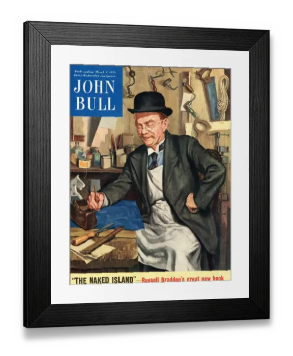 Framed Print : John bull 1956 1950s UK carpenters, capentry, diy magazines do it yourself Framed Print : John bull 1956 1950s UK carpenters, capentry, diy magazines do it yourself