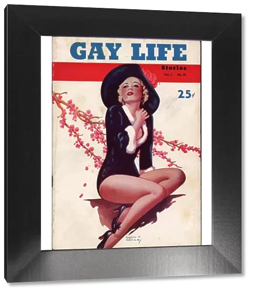 Gay Life 1930s USA glamour pin-ups magazines v