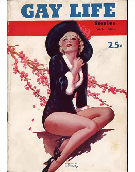 Gay Life 1930s USA glamour pin-ups magazines v