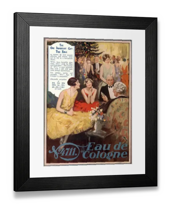 Framed Print : 4711 Eau De Cologne 1920s UK Framed Print : 4711 Eau De Cologne 1920s UK
