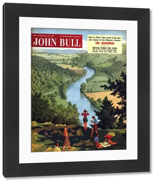 John Bull 1955 1950s UK outdoors rivers countryside ramblers hiking magazines hikers
