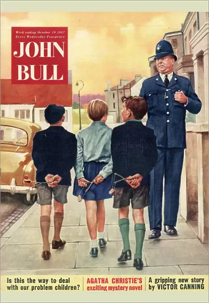 John Bull 1957 1950s UK police naughty boys magazines