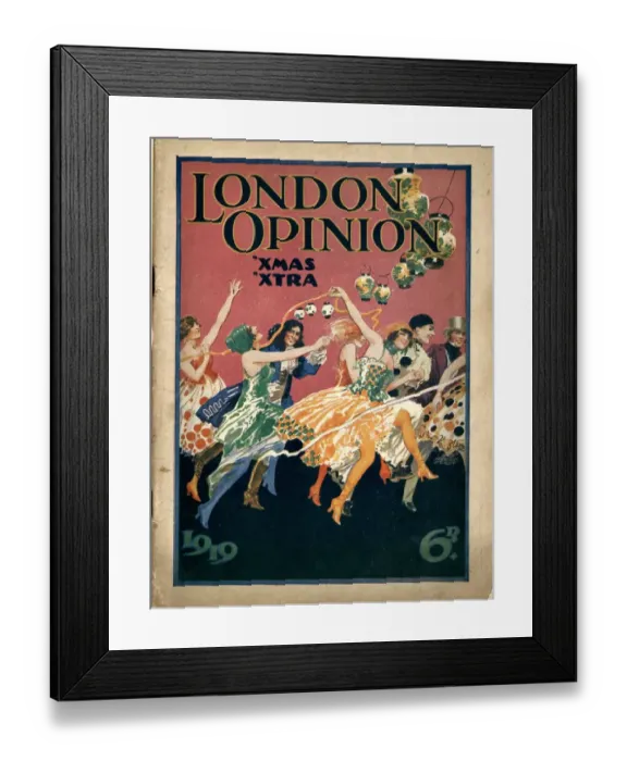 Framed Print : London Opinion 1919 1910s UK first issue magazines