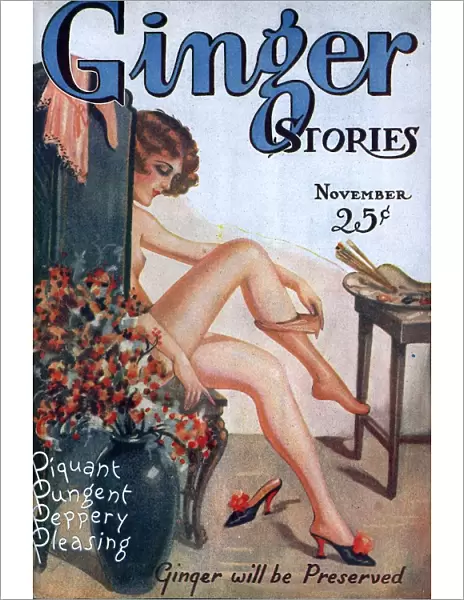 Ginger Stories 1927 1920s USA erotica pulp fiction magazines mens