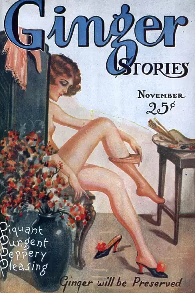 Ginger Stories 1927 1920s USA erotica pulp fiction magazines mens