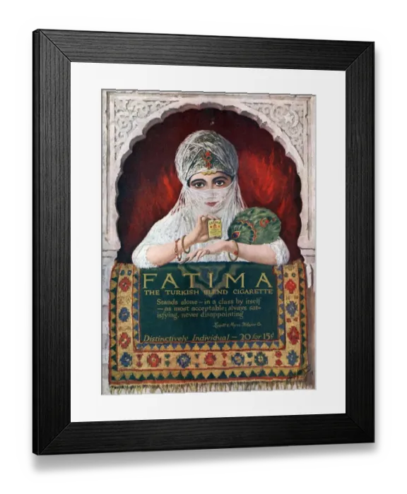 Framed Print : Fatima 1914 1910s USA turkish