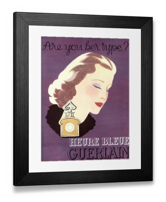 Framed Print : Guerlain 1930s USA
