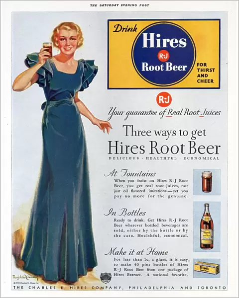 Hires 1930s USA root beer