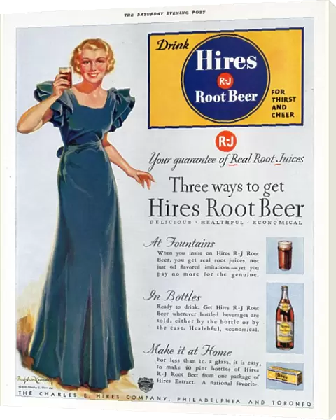 Hires 1930s USA root beer