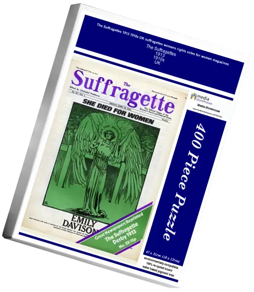 The Suffragettes 1913 1910s UK suffragettes womens rights votes for women magazines