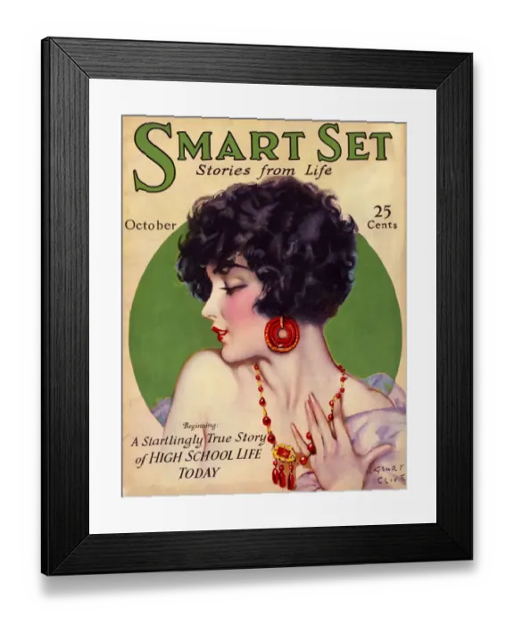 Framed Print : Smart Set 1927 1920s USA womens portraits magazines