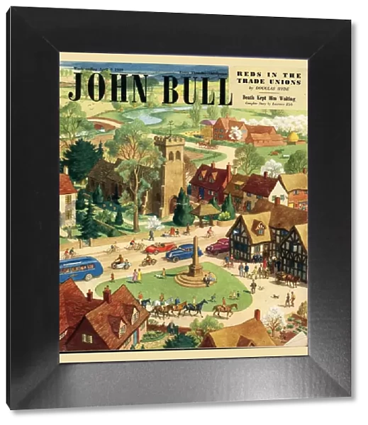 John Bull 1949 1940s UK the villages green the countryside bank holidays magazines