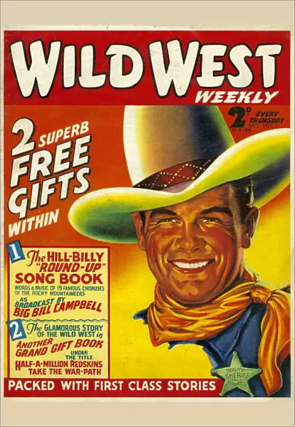 Wild West 1938 1930s USA cowboys westerns pulp fiction first issue magazines