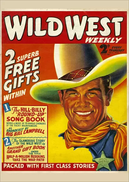Wild West 1938 1930s USA cowboys westerns pulp fiction first issue magazines