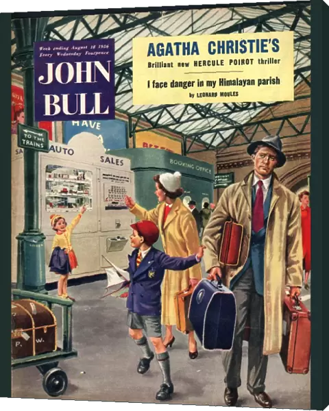 John Bull 1956 1950s UK trains stations railways holidays magazines