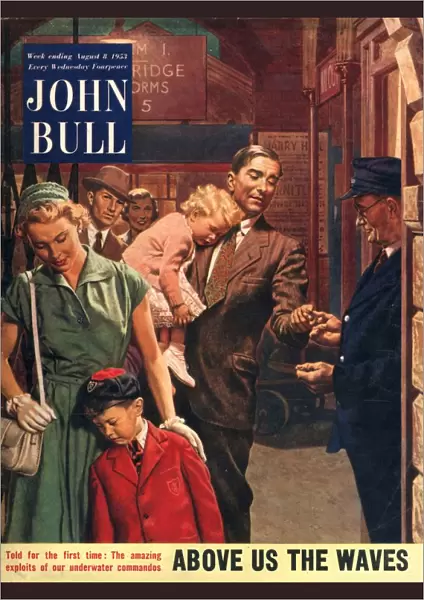 John Bull 1953 1950s UK railways stations tickets magazines family