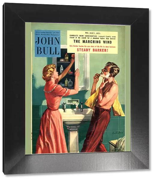 John Bull 1955 1950s UK couples bathrooms magazines