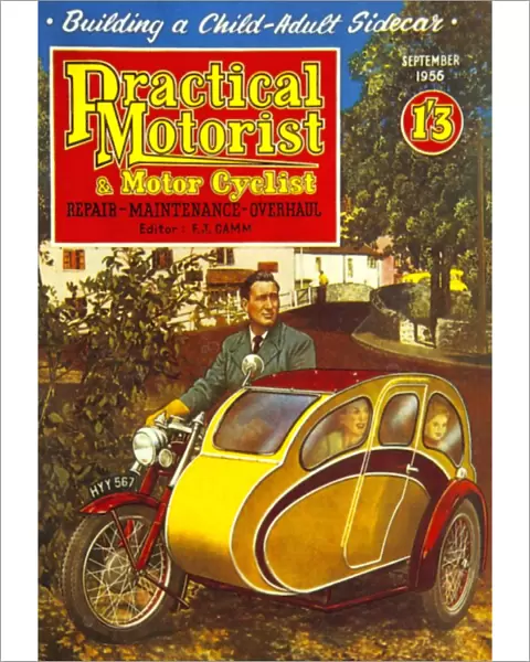 Practical Motorist & Motor Cyclist 1956 1950s UK motorbikes magazines
