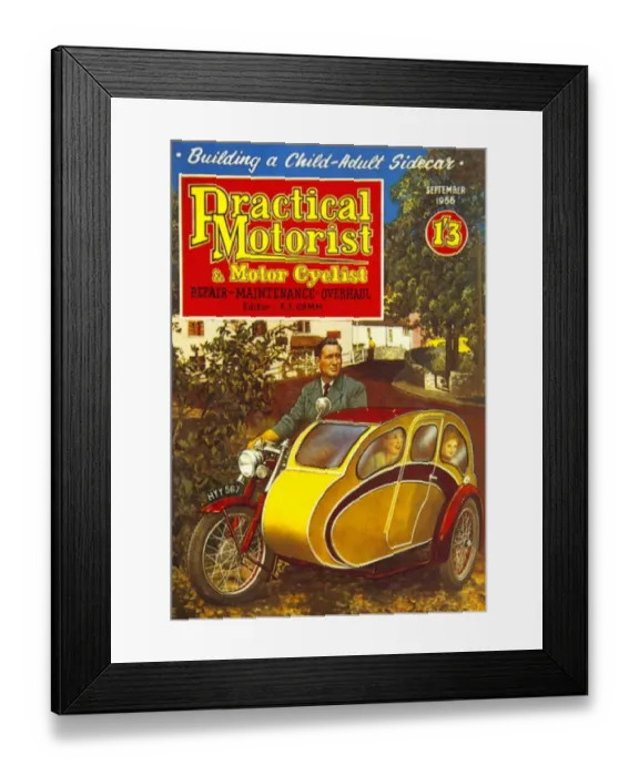 Framed Print : Practical Motorist & Motor Cyclist 1956 1950s UK motorbikes magazines Framed Print : Practical Motorist & Motor Cyclist 1956 1950s UK motorbikes magazines