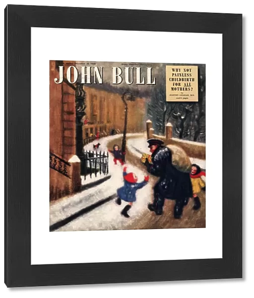 John Bull 1948 1940s UK postman postmen magazines