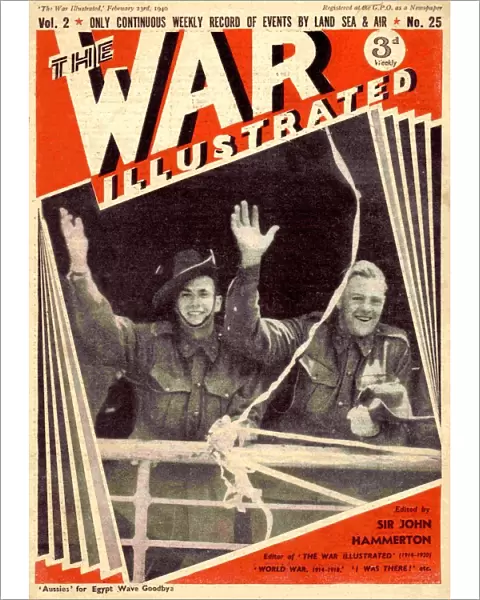 1940s UK The War Illustrated Magazine Cover