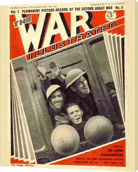 1930s UK The War Illustrated Magazine Cover