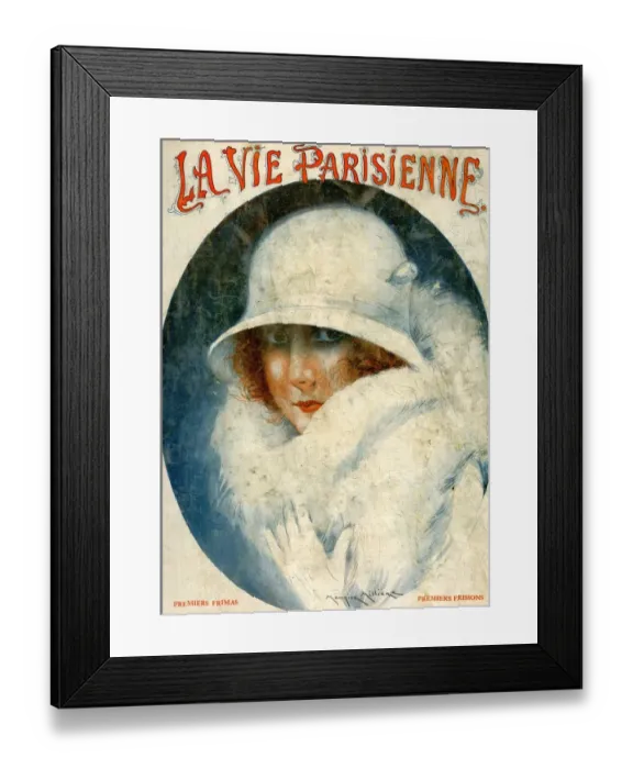 Framed Print : 1920s France La Vie Parisienne Magazine Cover Framed Print : 1920s France La Vie Parisienne Magazine Cover