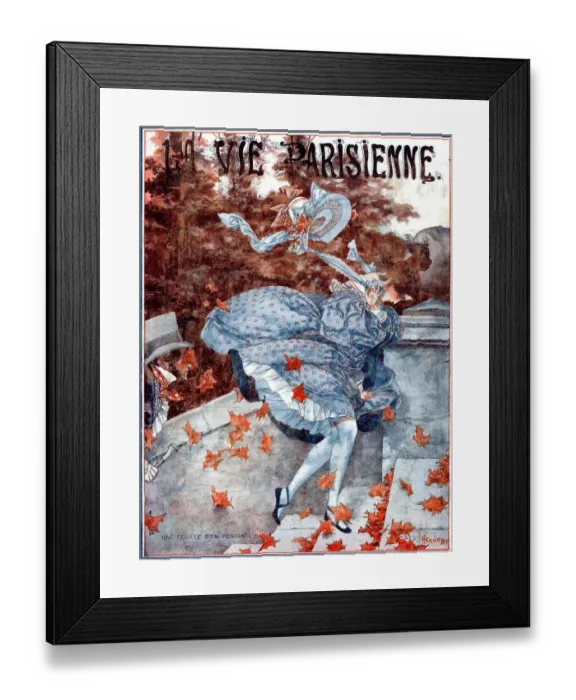 Framed Print : 1920s France La Vie Parisienne Magazine Cover Framed Print : 1920s France La Vie Parisienne Magazine Cover