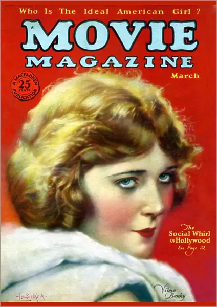 1920s USA Movie Magazine Magazine Cover