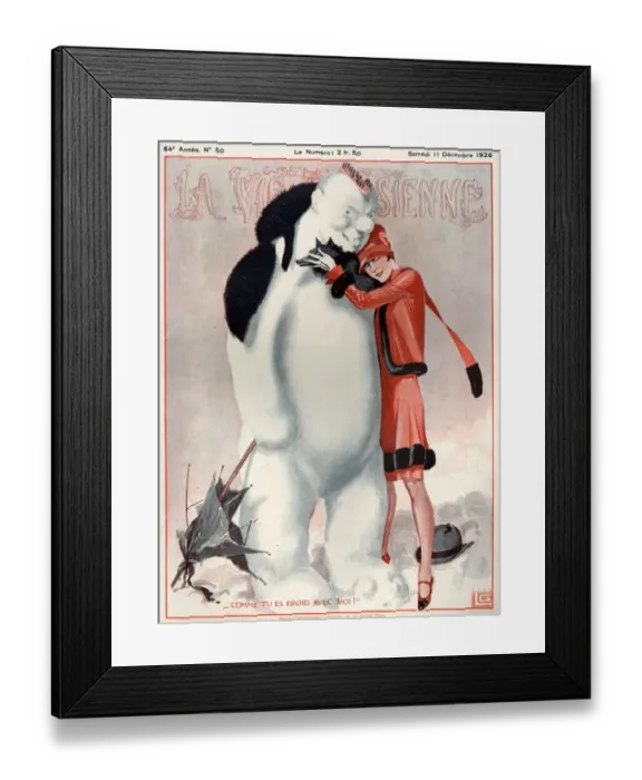 Framed Print : 1920s France La Vie Parisienne Magazine Cover Framed Print : 1920s France La Vie Parisienne Magazine Cover