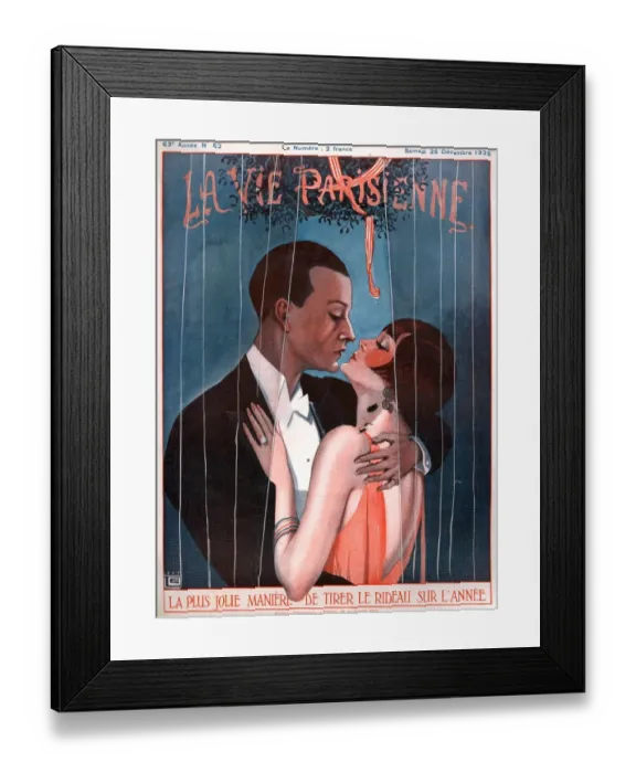 Framed Print : 1920s France La Vie Parisienne Magazine Cover Framed Print : 1920s France La Vie Parisienne Magazine Cover