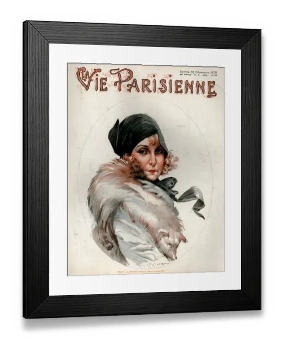 Framed Print : 1920s France La Vie Parisienne Magazine Cover Framed Print : 1920s France La Vie Parisienne Magazine Cover
