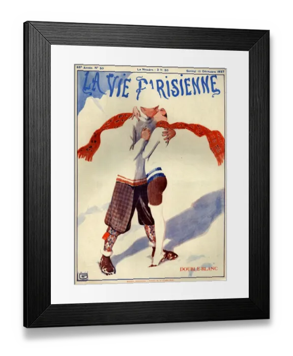 Framed Print : 1920s France La Vie Parisienne Magazine Cover Framed Print : 1920s France La Vie Parisienne Magazine Cover