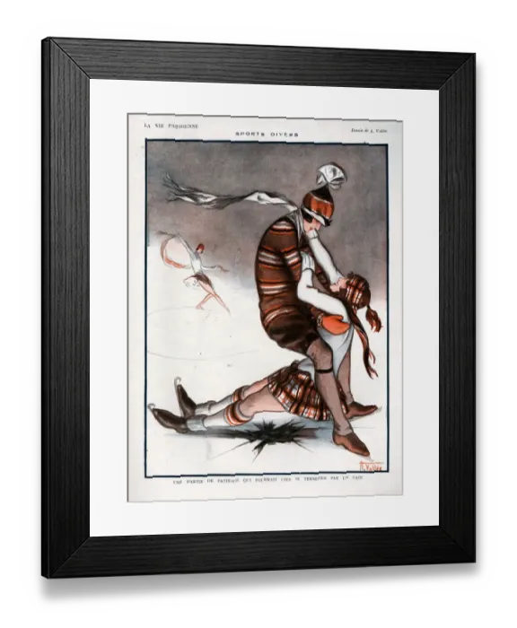 Framed Print : 1920s France La Vie Parisienne Magazine Plate Framed Print : 1920s France La Vie Parisienne Magazine Plate